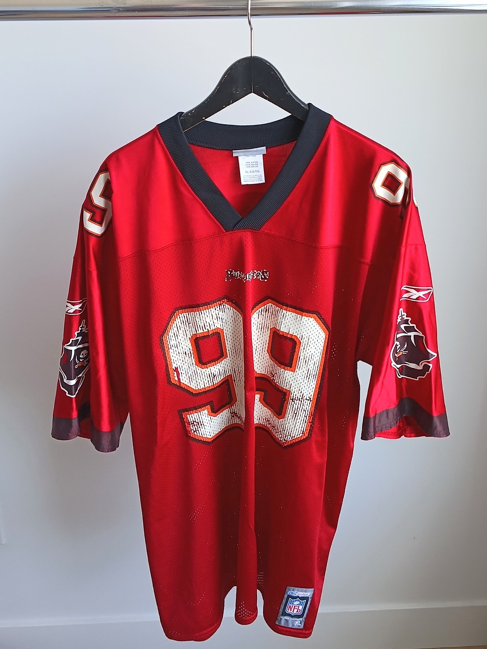 Reebok Y2K NFL Tampa Bay Buccaneers Sapp Jersey XL